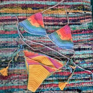 Crochet macrame handmade bikini